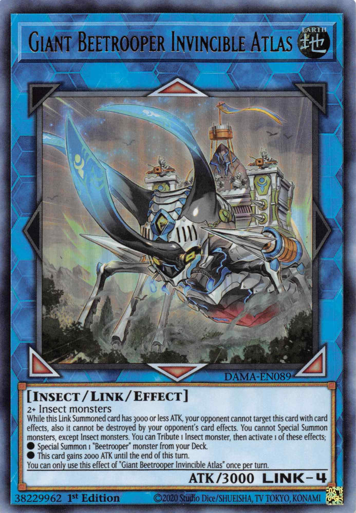 Giant Beetrooper Invicible Atlas [DAMA-EN089] Ultra Rare - PokeCharles PokeStore